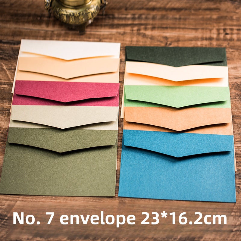 Generic Business Envelope Large C5 Invitation Thick Inner Lined Blank_cowhide Brown 