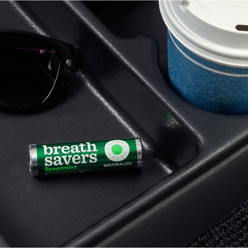 Breath Savers Spearmint Flavored Sugar Free Breath Mints Rolls - 12 Count - Image 4