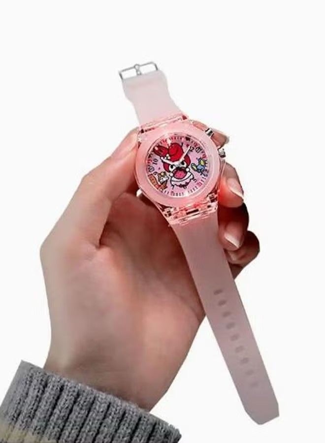 Melody Kids Smart Watch Luminous 3D Cartoon Silicone Kids Wrist Watch - Image 3