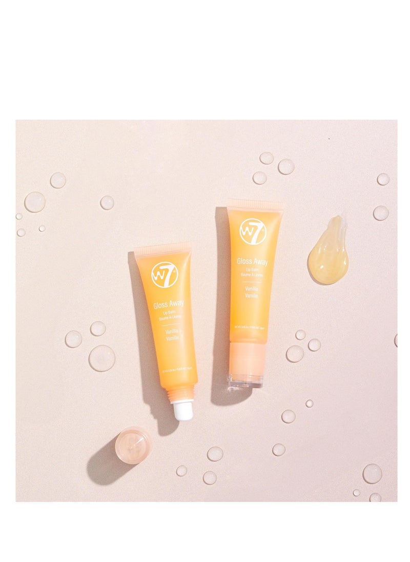 W7 W7 Gloss Away Lip Balm - 2 Piece Set - Nourishing Lip Balm Formula With Shea Butter - Vanilla  - Image 2