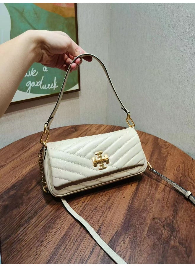 Tory Burch Stylish Kira Lambskin Shoulder Bag