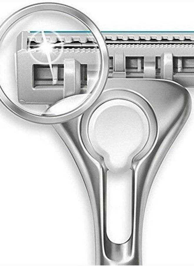 WILKINSON - Wilkinson Sword Quattro Titanium Sensitive Refill Razor Blade Cartridges - Cartridges - 8 Count - Image 1