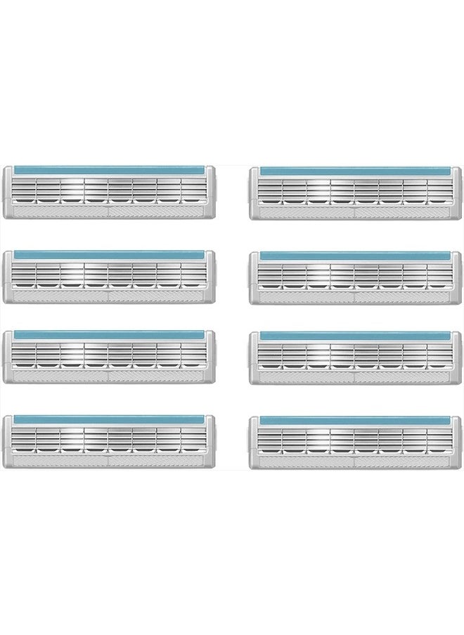 WILKINSON - Wilkinson Sword Quattro Titanium Sensitive Refill Razor Blade Cartridges - Cartridges - 8 Count - Image 1