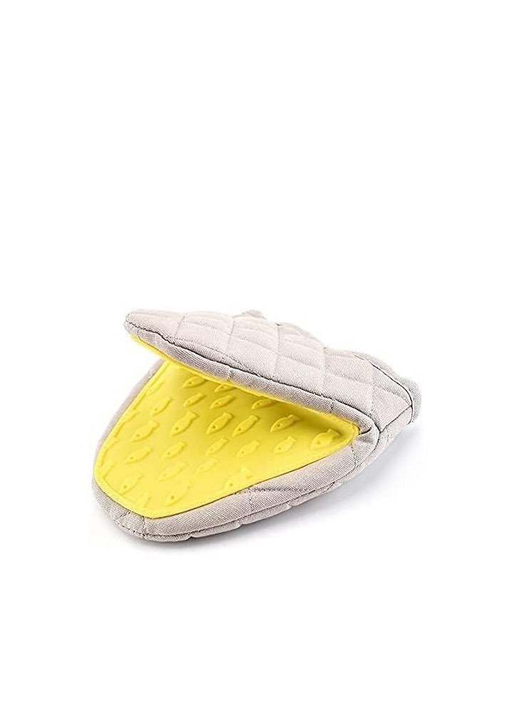 أمازينج. إي جي بي قفاز فرن من السيليكون، قفاز مطبخ مقاوم للحرارة، سطح غير قابل للانزلاق، أرجواني - قطعة واحدة (أصفر) - Image 1