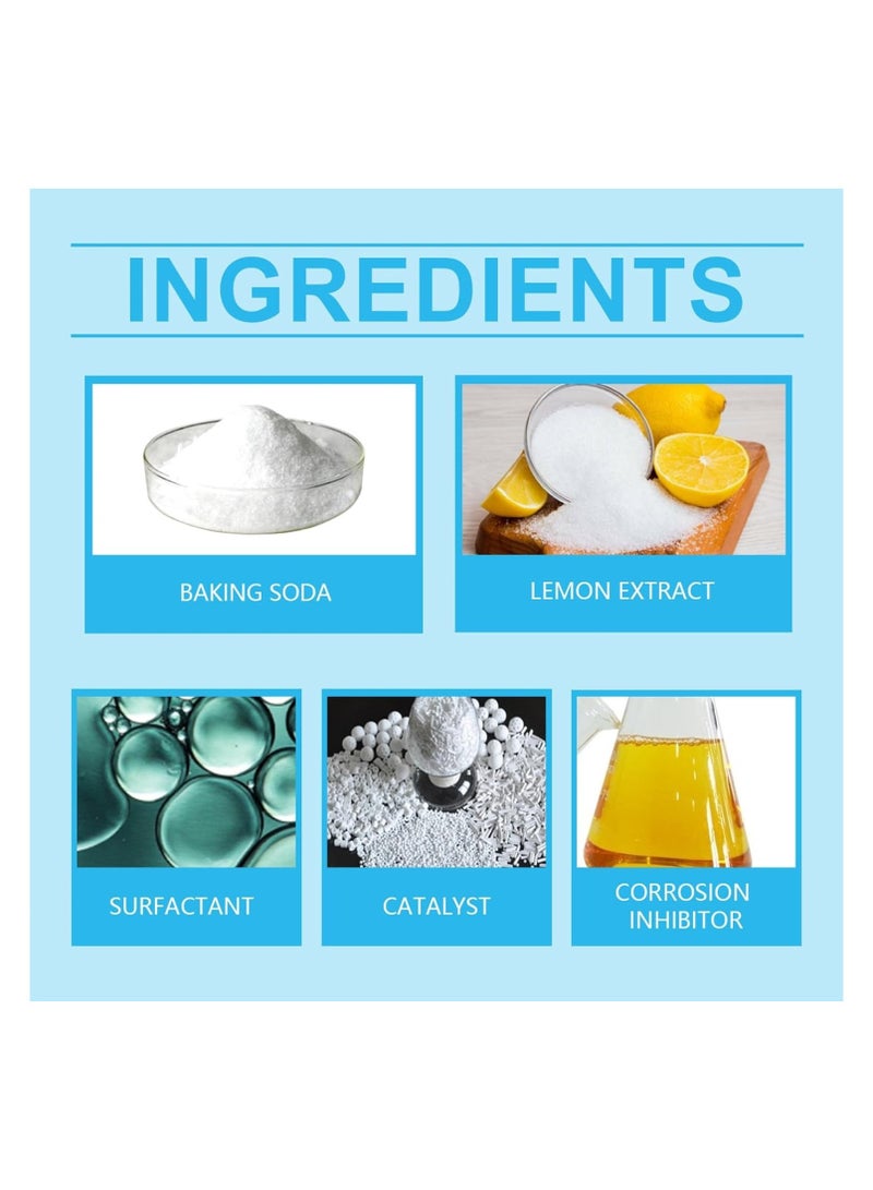 SYOSI Splash Foam Toilet Cleaner, Toilet Active Oxygen Agent, Natural Toilet Bowl Cleaner, Toilet Bowl Cleaner, Touch Free Fizzy/Foam Toilet Cleaner, All Purpose Cleaning Powder, Toilet Bowl Foam Cleaner - Image 3