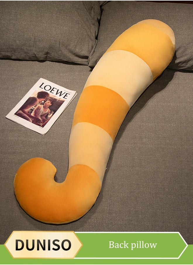 DUNISO Long pillow, cartton cat side sleeping pillow, multifunctional cushion, cotton filling, detachable,  110cm  - Image 1