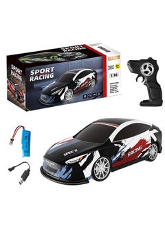 زي كرييت ديزاين 1/16 Remote Racing Drift Car 2.4G Electric Vehicle Model with Light Fall and Collision Resistant Children's Toy Kid Gift  - Image 1