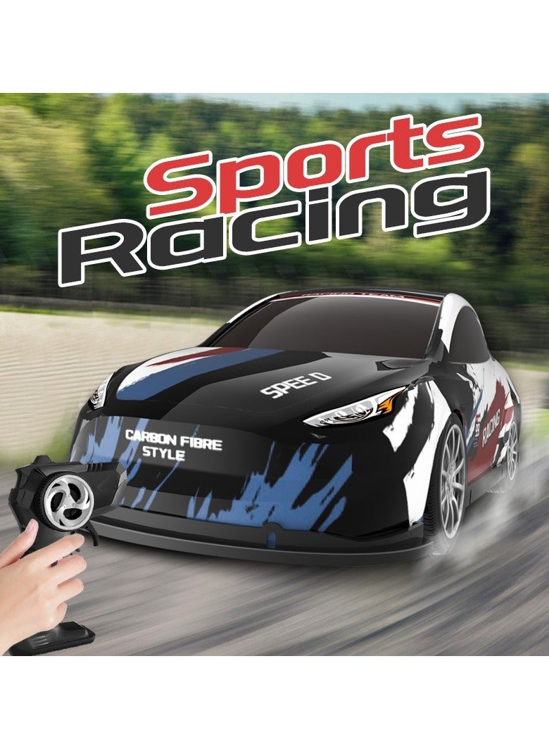 Z Create Design 1/16 Remote Control Racing Drift Car 2.4G Electric Vehicle Model with Light Fall and Collision Resistant Children's Toy Kid Gift - Image 2