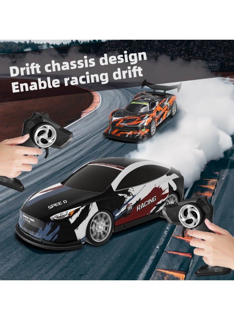 Z Create Design 1/16 Remote Control Racing Drift Car 2.4G Electric Vehicle Model with Light Fall and Collision Resistant Children's Toy Kid Gift - Image 3