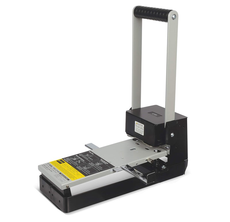 CARL XHC2145 Heavy Duty 2Hole Punch 145 Sheet Capacity Paper Puncher with Precise Spacing Builtin Waste Bin Fits US Metric Brooch Sizes Office School BinderReady Use