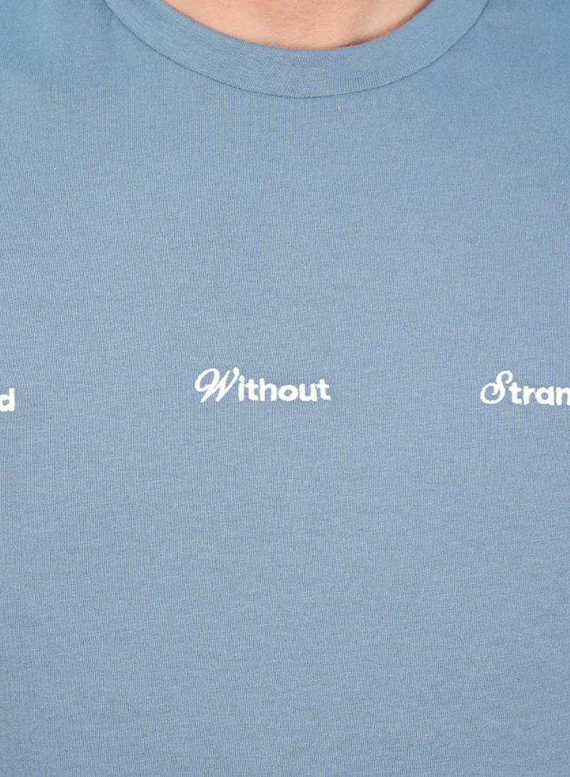 GIORDANO  Men’s Slim Cotton Crew Neck WWS Print Tee for Men | Best Price UAE