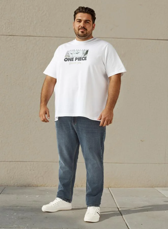 Maxim Plus Size One Piece Print T-shirt