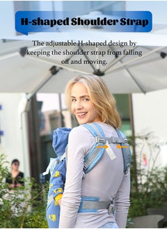 HaveDream Baby Travel Carrier, 4 In 1 Baby Seat Carrier, Reversible Direction (Blue)  - Image 3