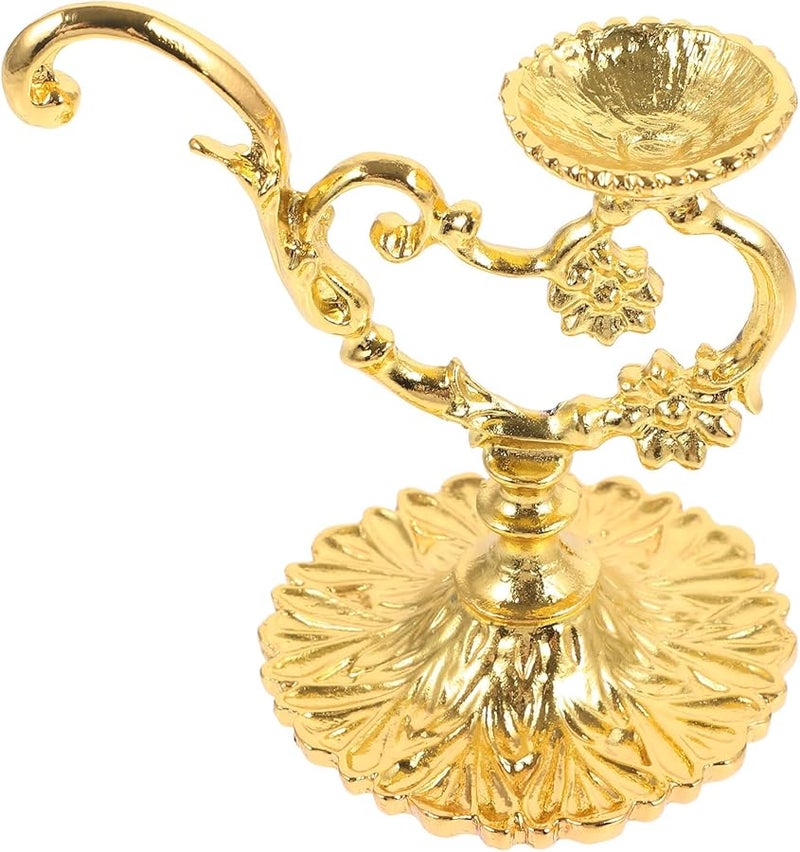 حامل كرة بلورية معدنية، حامل عرض أنيق للمكتب المنزلي لتزيين المنزل والمكتب - Image 1