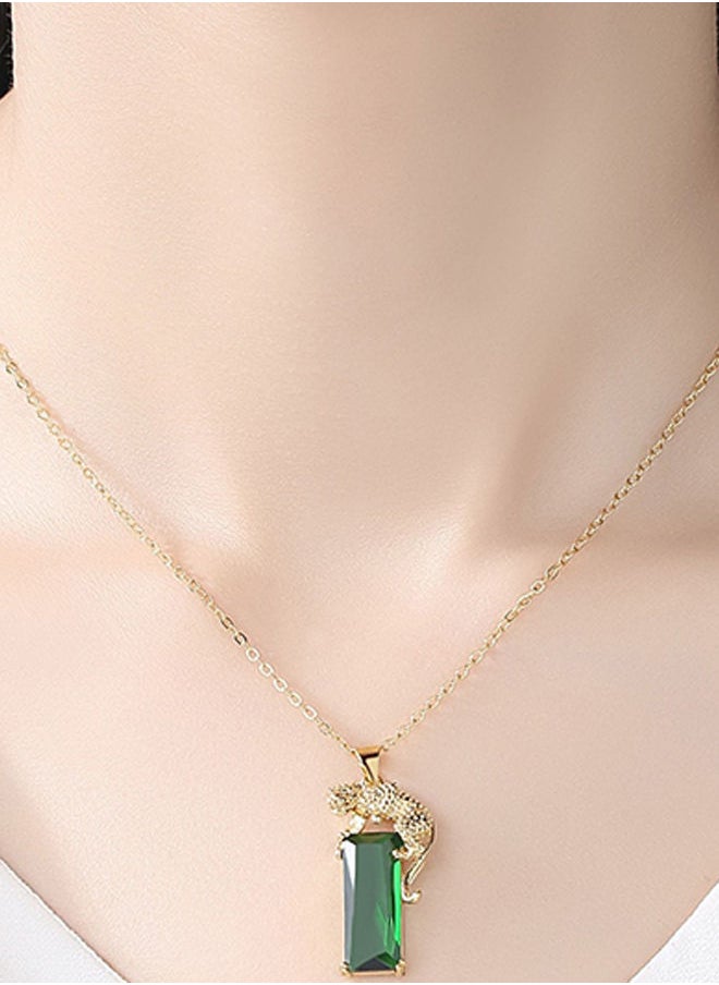 NIBEMINENT - Creative Leopard Design Stylish Necklace - Image 1