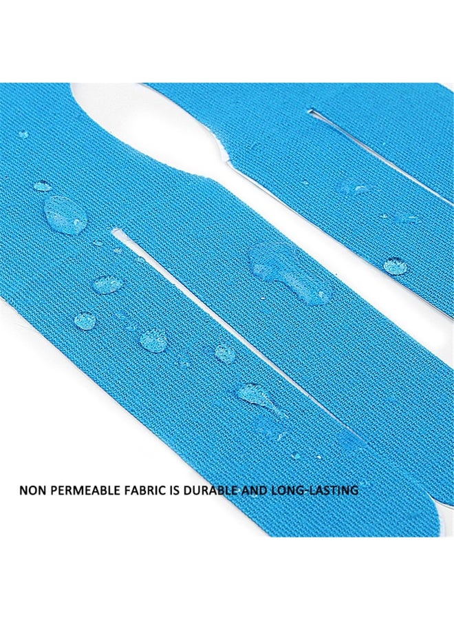 شريط كينيسيولوجي مقص مسبقًا للمعصم، 12 قطعة من الشريط الرياضي المرن والقابل للتنفس للعضلات والمفاصل، رقع شريط مقاوم للماء للتعافي، شرائط دعم المعصم للبولينج لمتلازمة النفق الرسغي - Image 5