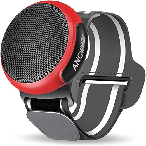 ANCwear Portable Bluetooth Speakers Wireless Mini Speaker with Enhanced Bass, HD Sound, Wearable Speaker with Microphone, 9.5H Playtime, IPX6 Waterproof for Sports, Outdoor Travel (Red) - Image 1