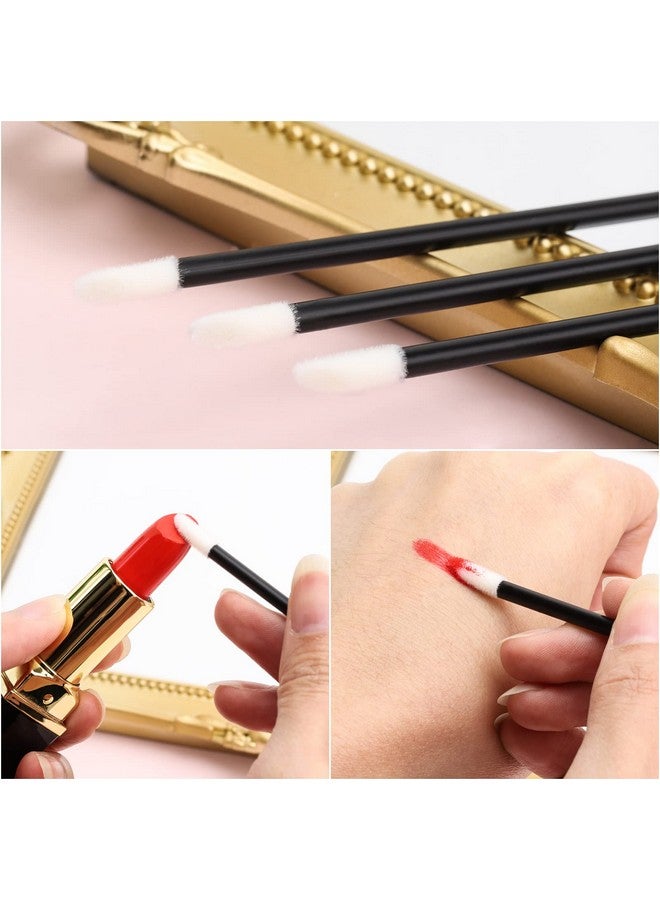 BTYMS 200Pcs Disposable Lip Applicators Lip Makeup Brushes Lip Gloss Applicators Lipstick Wands Beauty Tool Kits  - Image 3