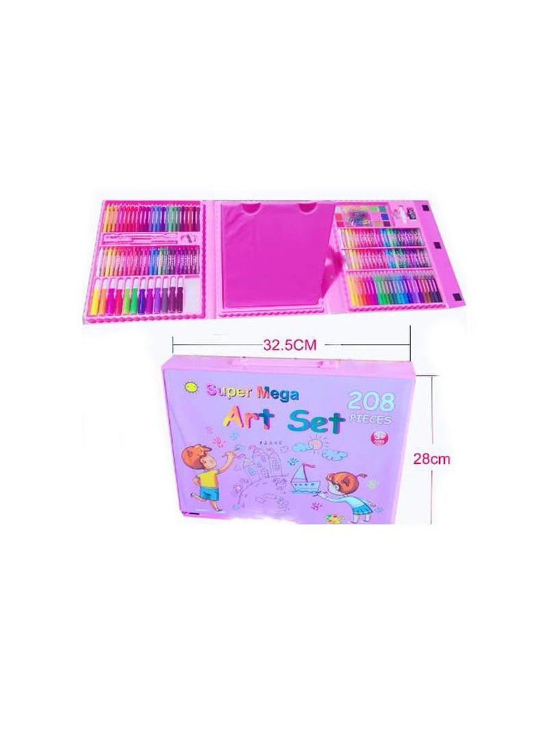 176 Sets Drawing Board Set Colored Pencil Crayon Watercolors Pens With Drawing Toys Kids School Supplies For Children - Image 4