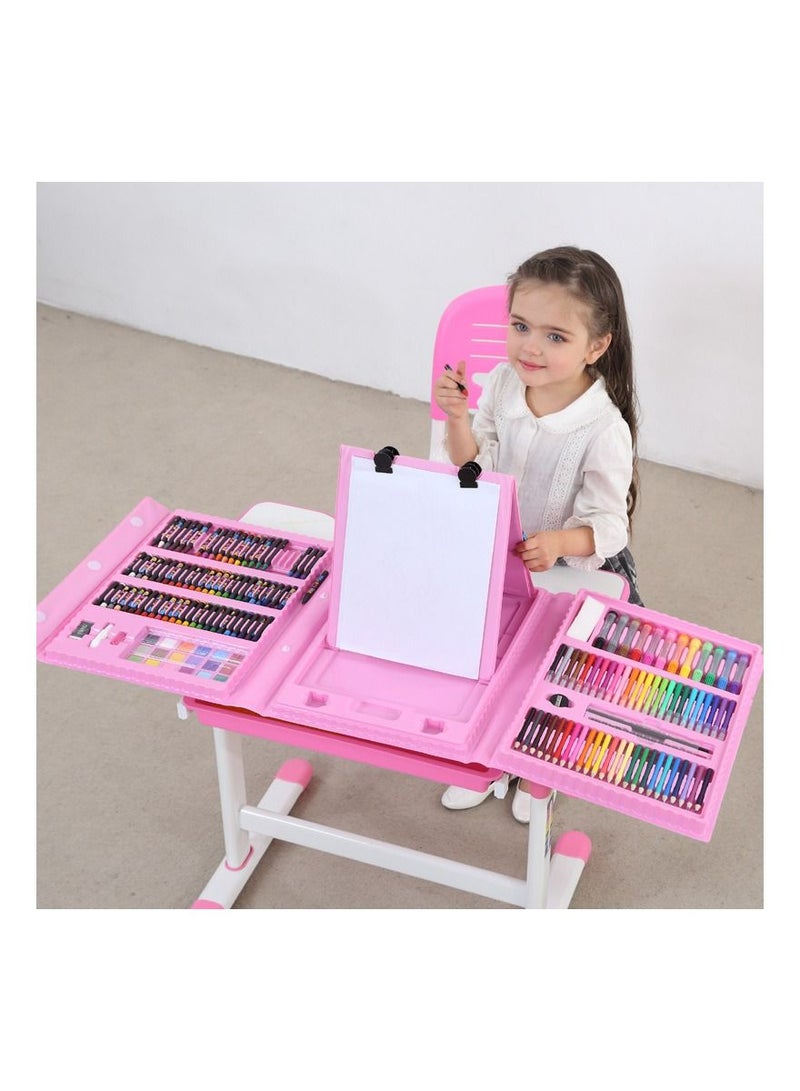 176 Sets Drawing Board Set Colored Pencil Crayon Watercolors Pens With Drawing Toys Kids School Supplies For Children - Image 3