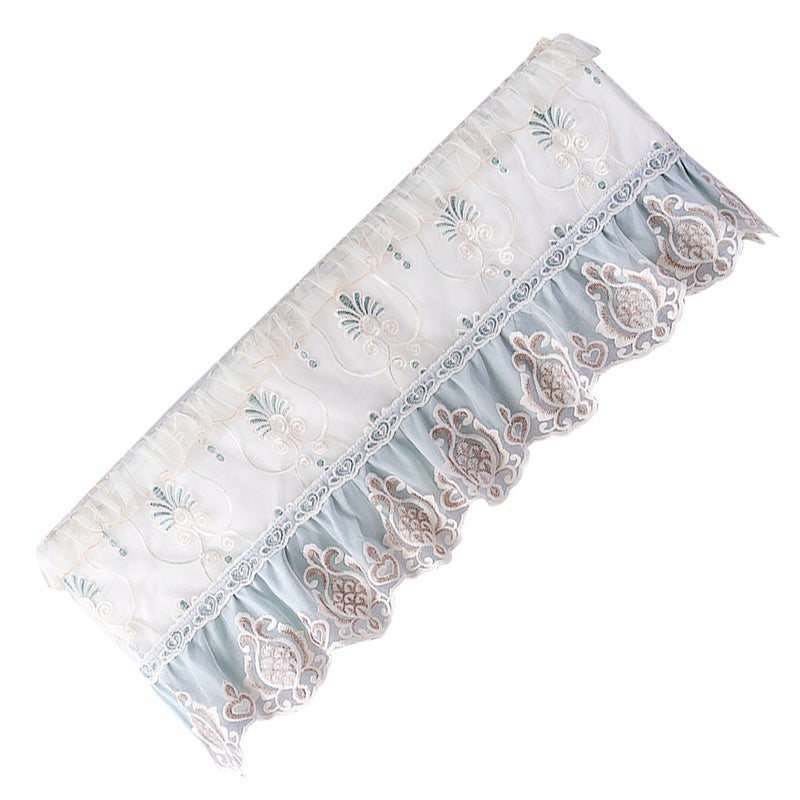 1Pc Air Conditioner Cover Lace Air Conditioner Cloth Fashion Protector Air Conditioner Cover(Green) - Image 1
