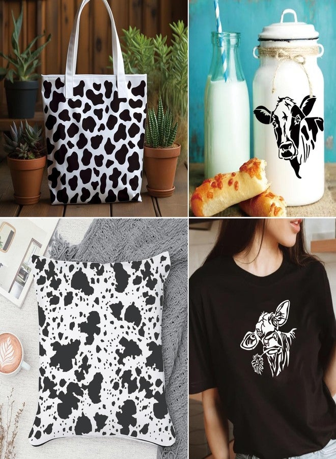 yhslmh Leopard Print Cow Stencils - Reusable Animal Print Stencils for Painting, Wood Burning, DIY Art Craft on Fabric, Canvas, Furniture (11 Pieces) - Image 3