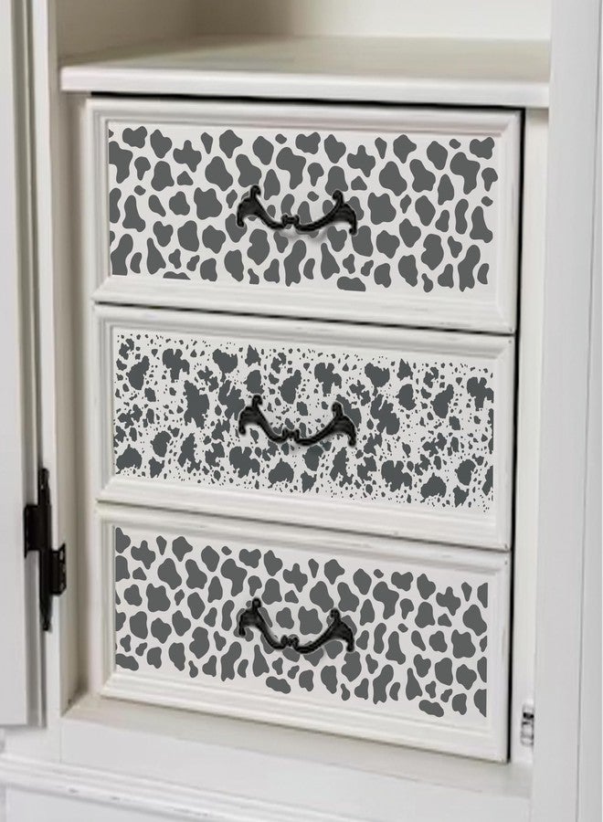 yhslmh Leopard Print Cow Stencils - Reusable Animal Print Stencils for Painting, Wood Burning, DIY Art Craft on Fabric, Canvas, Furniture (11 Pieces) - Image 4