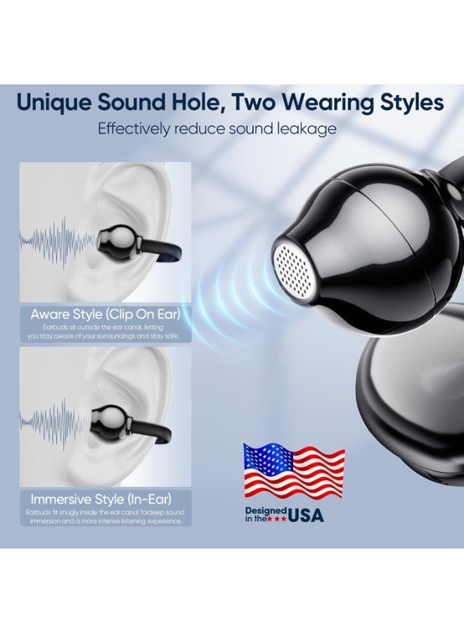 Bestrio BC01 Open Wearable Stereo – Wireless Bluetooth Earbuds for Comfortable Listening - Image 2