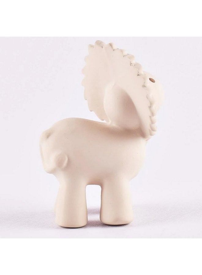 Tikiri Tikiri My First Safari Lion Natural Rubber Rattle (Brown) - Image 4