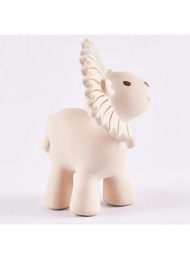 Tikiri Tikiri My First Safari Lion Natural Rubber Rattle (Brown) - Image 3
