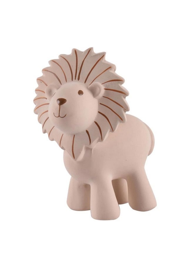 Tikiri Tikiri My First Safari Lion Natural Rubber Rattle (Brown) - Image 1