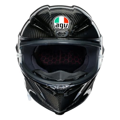 AGV Pista GP RR Full Face Motorcycle Helmet Glossy Carbon Large - Image 3