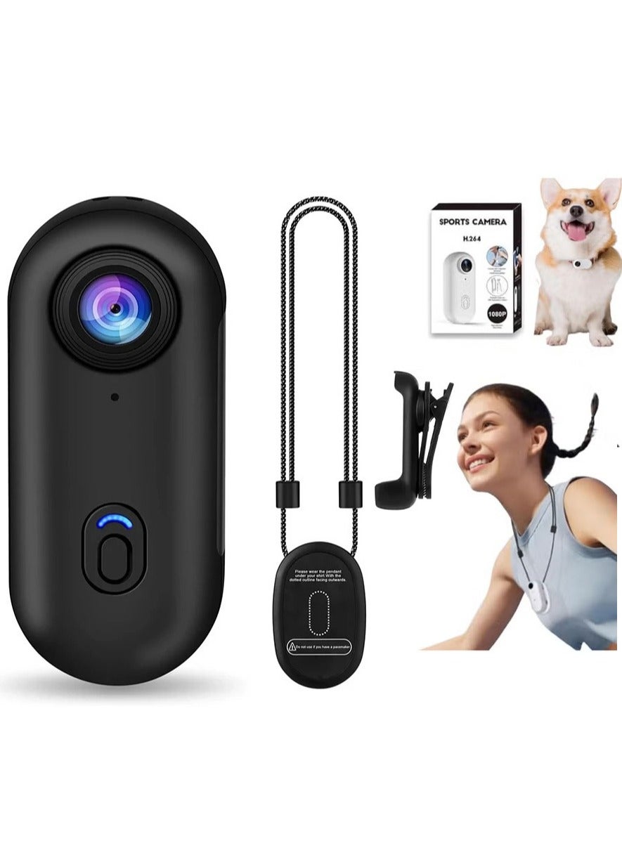 4K Ultra HD Thumb Action Camera - Magnetic, Waterproof 30M & Wearable Body Cam with 360° Clip | Hands-Free POV Vlogging for Cycling, Travel, Sports & Outdoor Adventures | H.265, Loop Recording, 150 Min Battery Life & WiFi Connectivity