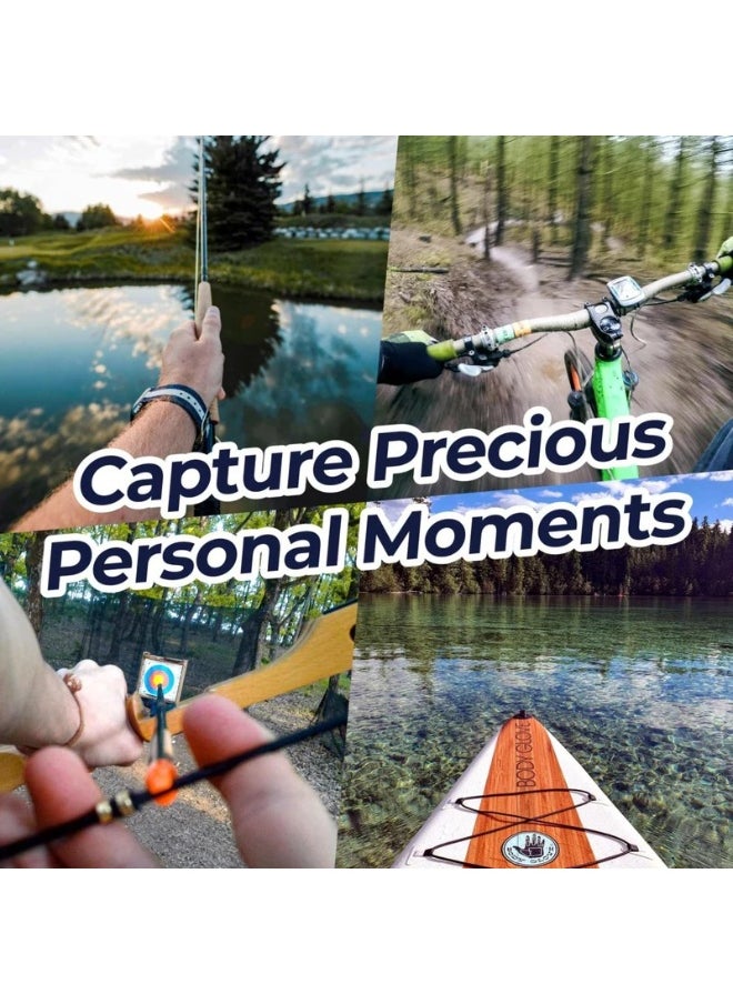 BlueFire 4K Ultra HD Thumb Action Camera - Magnetic, Waterproof 30M & Wearable Body Cam with 360° Clip | Hands-Free POV Vlogging for Cycling, Travel, Sports & Outdoor Adventures | H.265, Loop Recording, 150 Min Battery Life & WiFi Connectivity  - Image 5