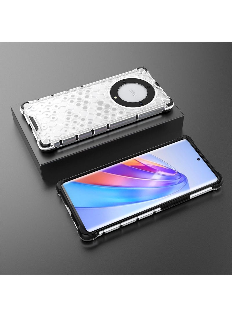 TEAM LUXURY Honor X9A 5G Case Cover Honeycomb Shockproof Anti-Dust Heavy Duty Protection Airbags Rugged Dual Layer Raised Edge Outdoor Protector Hybrid Phone Back Cover Protection - Image 5