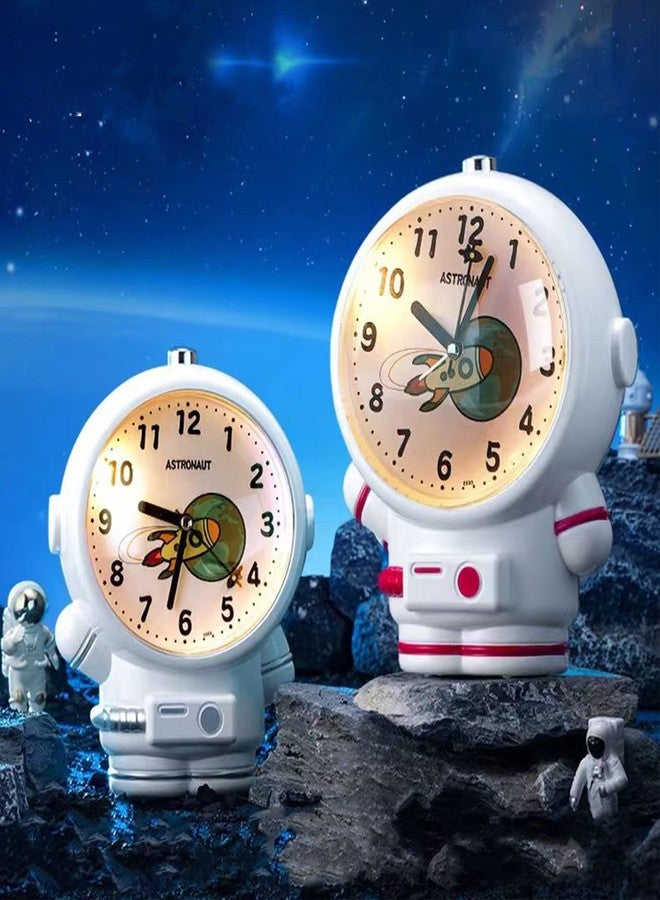RIANZ Outer Space Astronaut Night Light Table Alarm Clock with Two Different Alarm Tones (Multi Color)Plastic,Large - Image 1