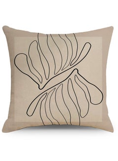 Y&D Nordic abstract pattern linen material pillowcase pillow cover 45*45cm 