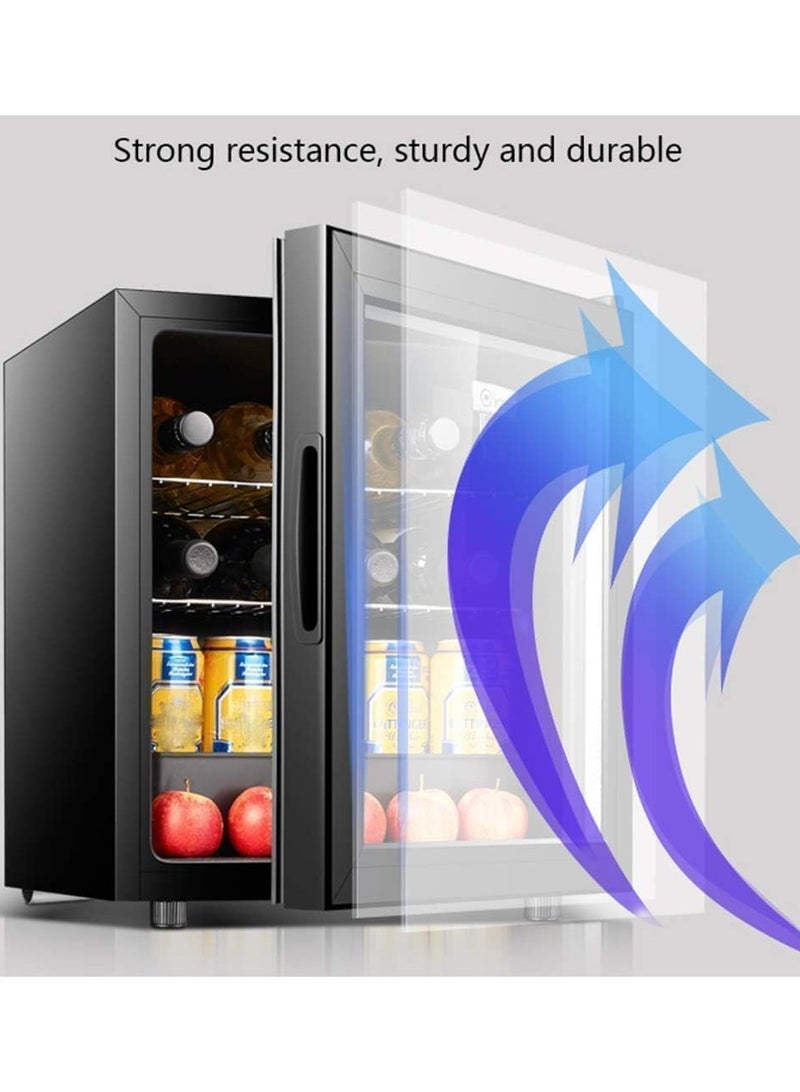 LC Mini Fridge 50L Beverage Refrigerator – Compact 55W Cooler with Tempered Glass Door, Constant Temperature Control, Quiet Operation for Home, Office, Dorm - Image 2