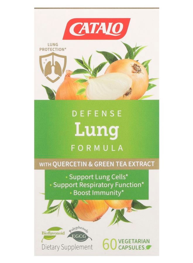 Defense Lung Formula with Quercetin & Green Tea Extract 60 Vegetarian Capsules