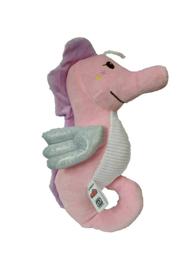 ERRECOM Ultra Soothe & Glow Seahorse, Pink, Plush Toy with Music, Ocean Sounds and Lights for Baby  - Image 2