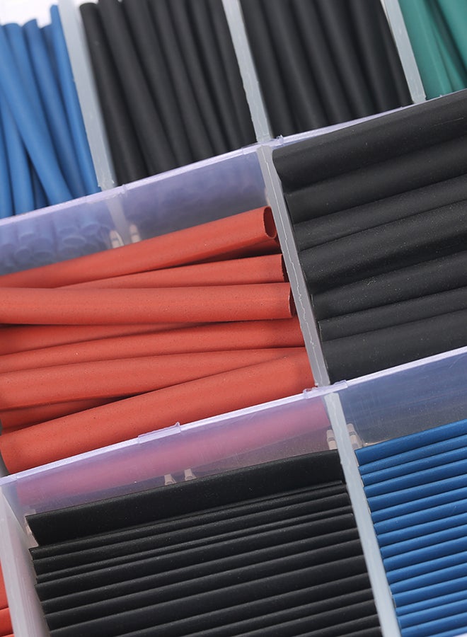 580-Piece Assorted Sleeving Wrap Wire Cable Kit Multicolour  - Image 4