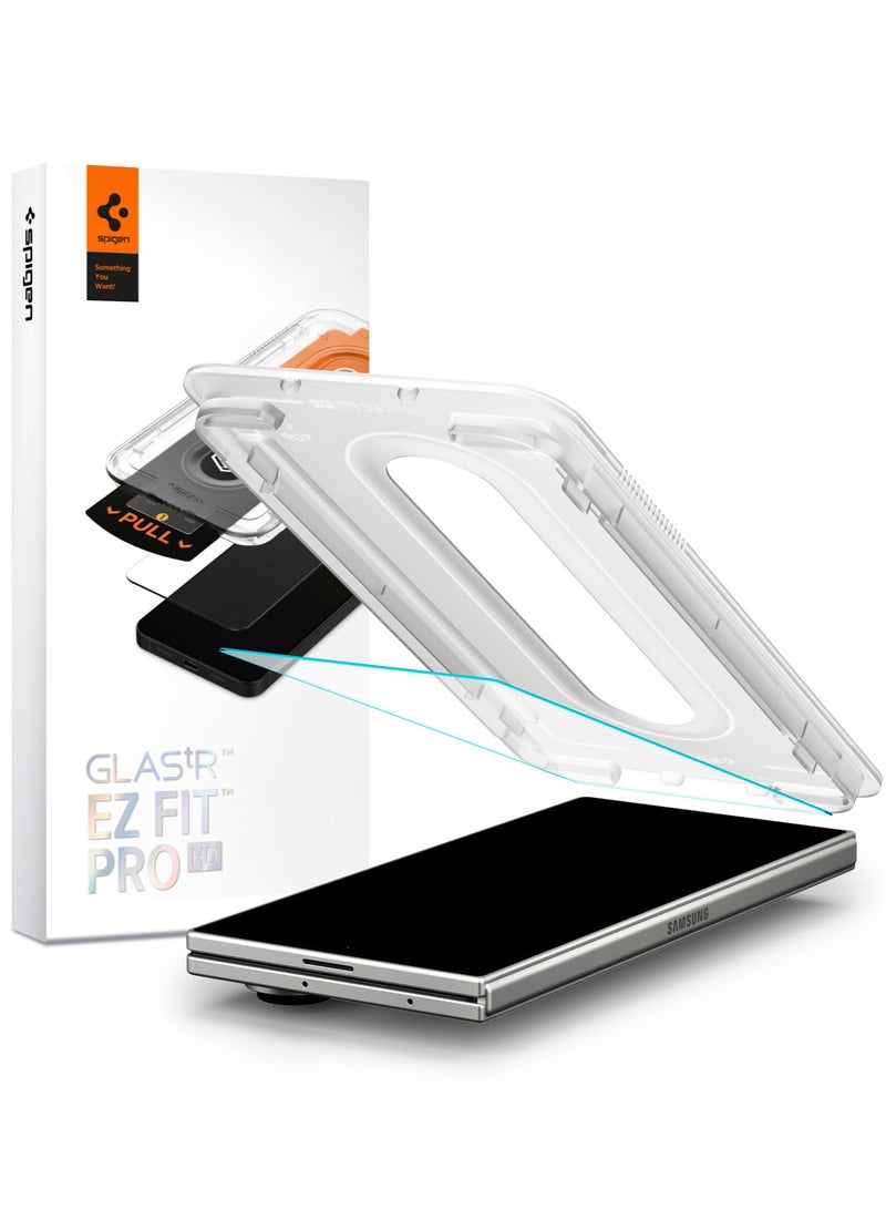 Spigen GLAStR EZ-Fit HD Samsung Galaxy Z Fold 7 Screen Protector Tempered Glass for Front Screen - [1 PACK] - Image 1