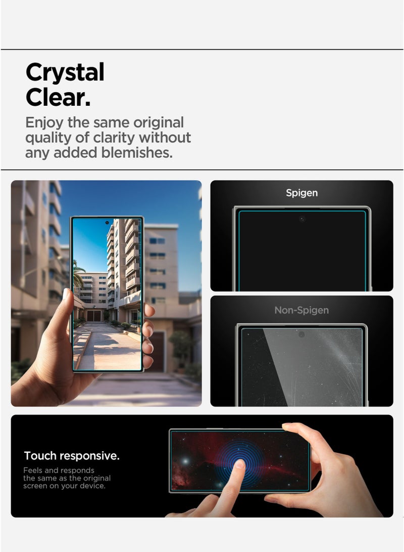 Spigen GLAStR EZ-Fit HD Samsung Galaxy Z Fold 7 Screen Protector Tempered Glass for Front Screen - [1 PACK] - Image 5