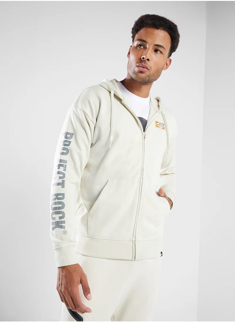 UNDER ARMOUR Project Rock Heavyweight Full Zip Hoodie