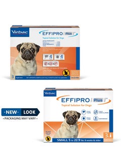 Virbac Virbac Effipro Plus Topical Solution for Dogs - Dog Flea and Tick Treatment for Small Dogs (5-22.9lbs), 3 Doses, Waterproof Topical Prevention  - Image 3