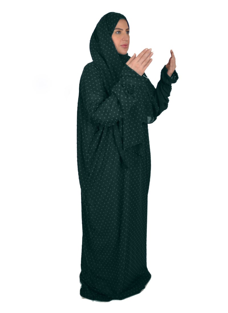 SD - Islamic Women Prayer Dress Spacious And Comfortable Excellent Material (Zipper) - Image 1