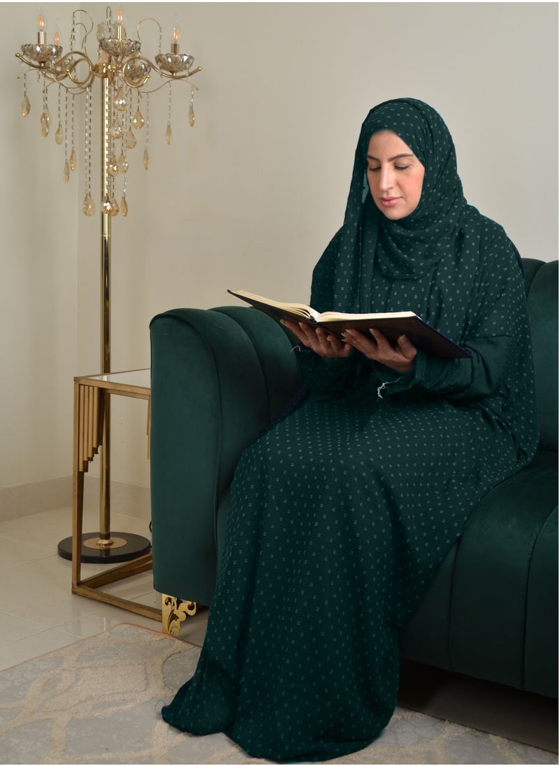SD - Islamic Women Prayer Dress Spacious And Comfortable Excellent Material (Zipper) - Image 1