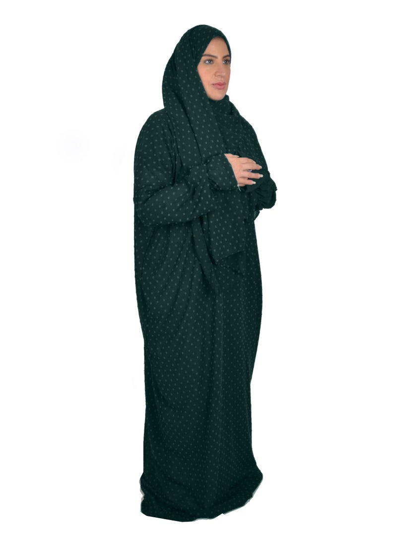 SD - Islamic Women Prayer Dress Spacious And Comfortable Excellent Material (Zipper) - Image 1
