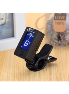 Guitar Tuner Chromatic for Ukulele Bass Violin Zhuo Le Tuner Black