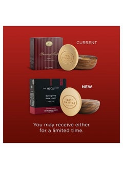 THE ART of SHAVING Shaving Soap Set - Shave Soap Refill with Wood Shaving Bowl, Protects Against Irritation, Sandalwood, 3.3 Ounce  - Image 4